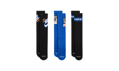 Everyday Plus Crew Socks (3 Pairs) "Black" HJ9339 902