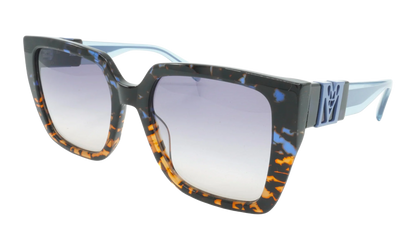 Square Sunglasses "BLUE/ORANGE TORTOISE" MCM723S-461