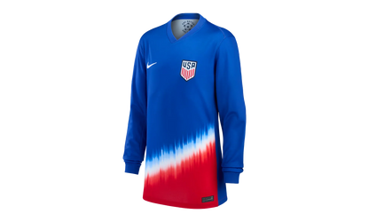 Dri-FIT Soccer Long-Sleeve Replica Jersey GS "USMNT 2024 Stadium Away" FJ1586 417