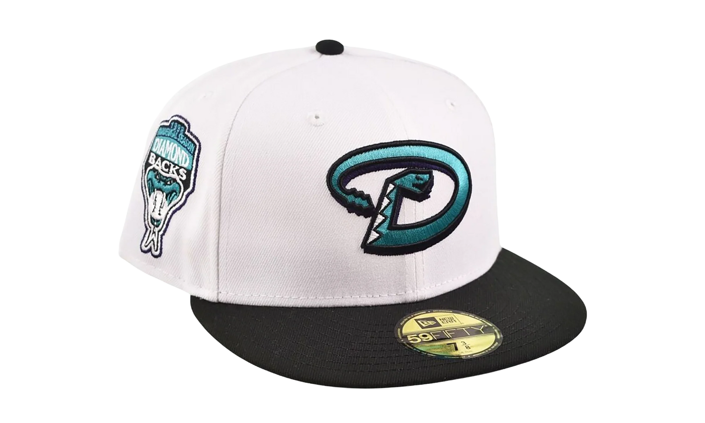 59FIFTY Arizona Diamondbacks Grape Fitted Hat "White" 70947482