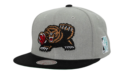 NBA Hardwood Classics Melt Stitch Snapback Cap "Vancouver Grizzlies - Grey" HS8959 VGRGREY