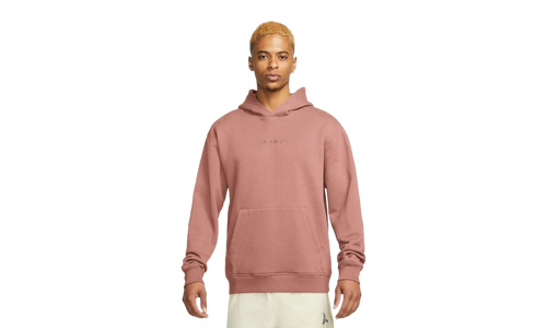 Jordan Wordmark Hoodie "Rust Pink" FJ1966 685