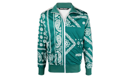 Bandana Track Jacket "Green / White" PMBD001F21FAB0055501