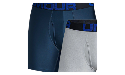 Tech 6" 2-Pack Boxerjock "Academy / Mod Gray Light Heather" 1327415 409