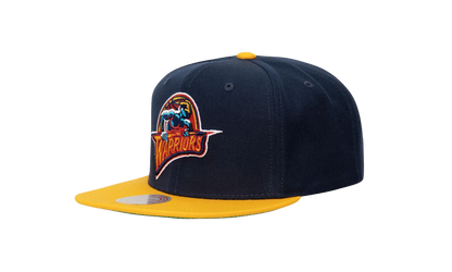 NBA Hardwood Classics Team 2 Tone 2.0 Snapback Cap "Golden State Warriors - Navy / Gold" HHSS3267 GSWYYPPPNYGD