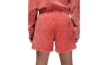 Jordan Washed Fleece Shorts WMNS "Red" DQ4613 605