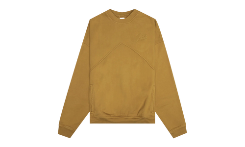 Embroidered Crewneck "Mustard" RHFW22SW050121210121