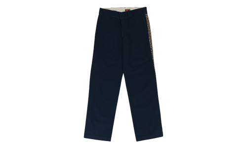 CONTRAST LEOPARD SIDE STRIPE PANTS "Dickies - Navy" DOC UBTM 0004