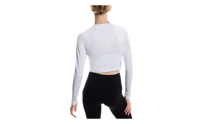 Studio Long Crop Tee WMNS "White" 1WF12430069