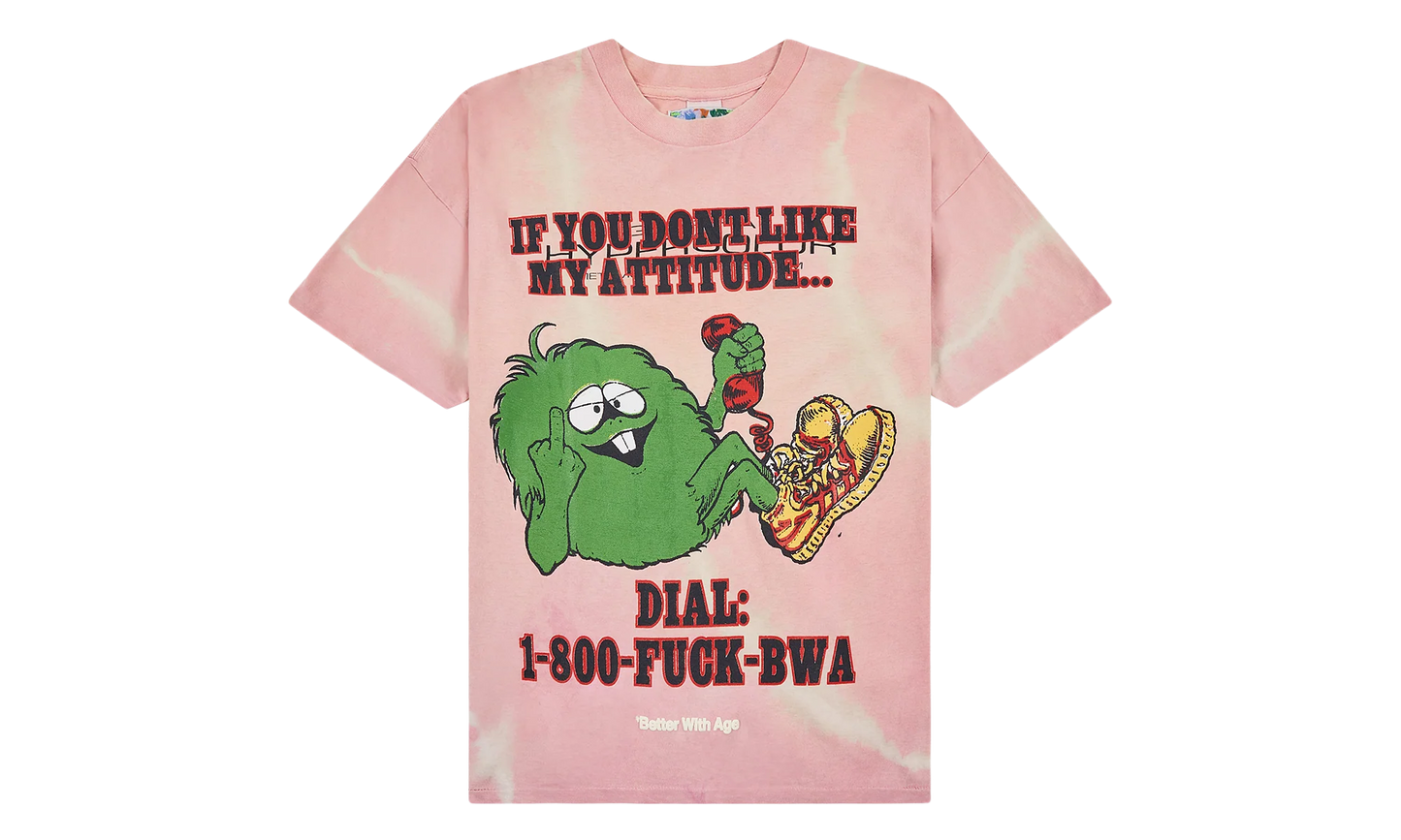 Dickhead Tee "Pink Washed" BWA62