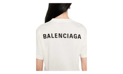 Back Medium Fit T-Shirt WMNS "Cream" 850990 TTVJ1 9020