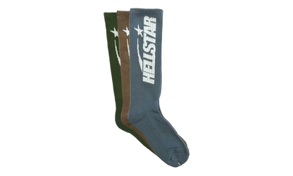 Logo Socks (3 Pack) "Earth Tone" HSR142