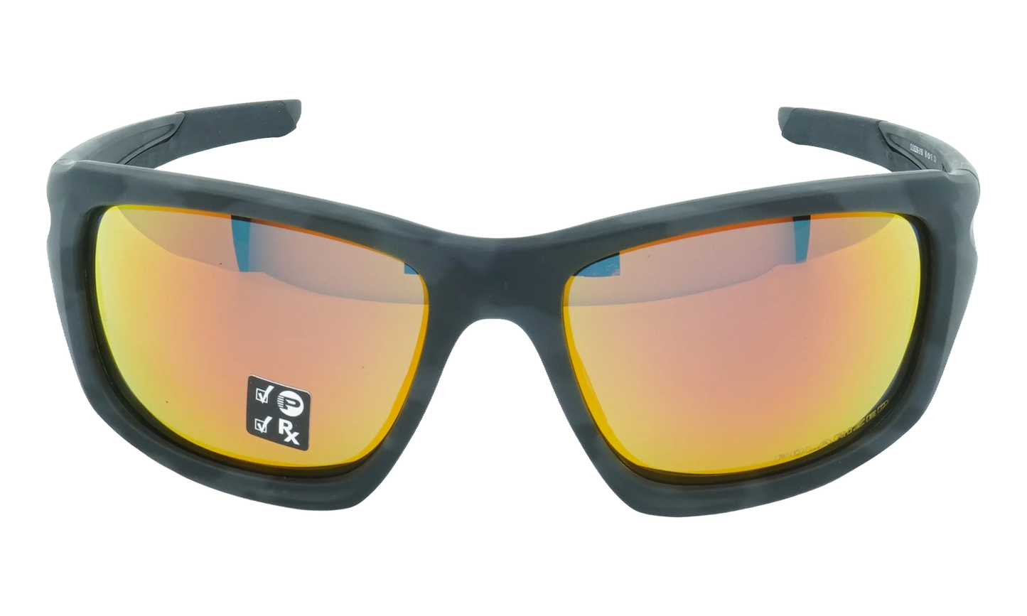 Valve Polarized Sunglasses "Matte Black Camo / Ruby Iridium Polarized" OO9236 31