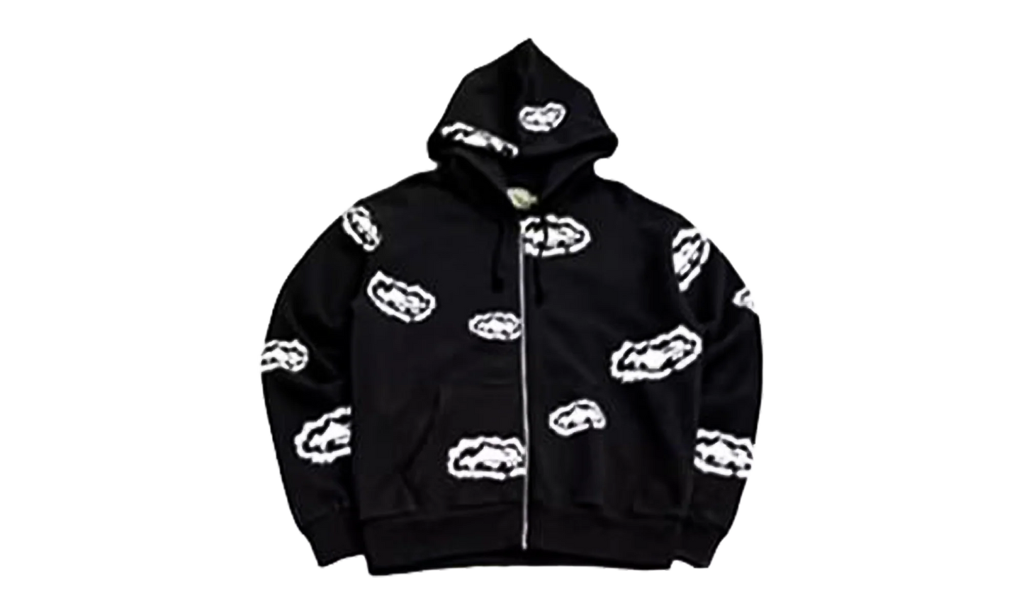 Corteiz x Denim Tears Cotton Wreath Sweatsuit "Black / White" CO07