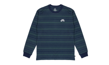 SB Long Sleeve Skate T-Shirt "Midnight Navy / Deep Jungle" FN4643 410
