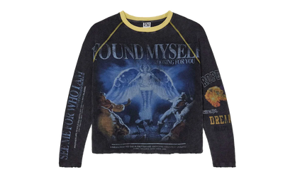 Lost and Found Thermal Sweatshirt "Black" VAL126