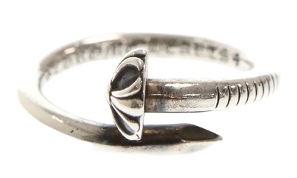 Nail Cross Ball Ring "Silver" CHRM0832