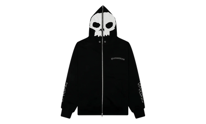 Balaclava Full Zip Hoodie "Zero - Black" P26SPZ001-BLK