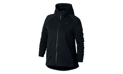 Sportswear Tech Fleece Full Zip Plus Size Hoodie WMNS "Black" 863125 010