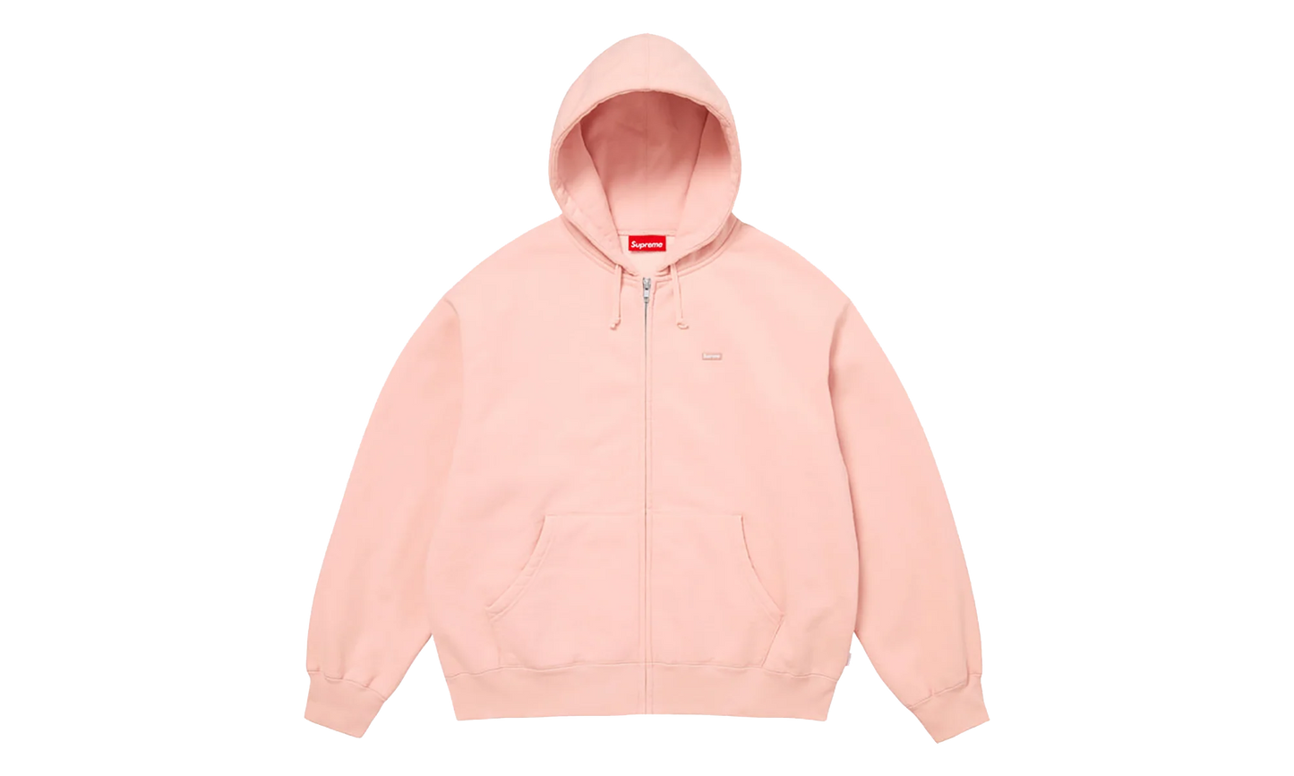 Small Box Zip Up Hooded Sweatshirt "SS26 -Light pink" SU27353
