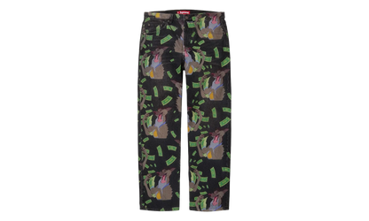 All Dogs Go To Heaven Loose Fit Jean "FW25 - Washed Black" SU26918