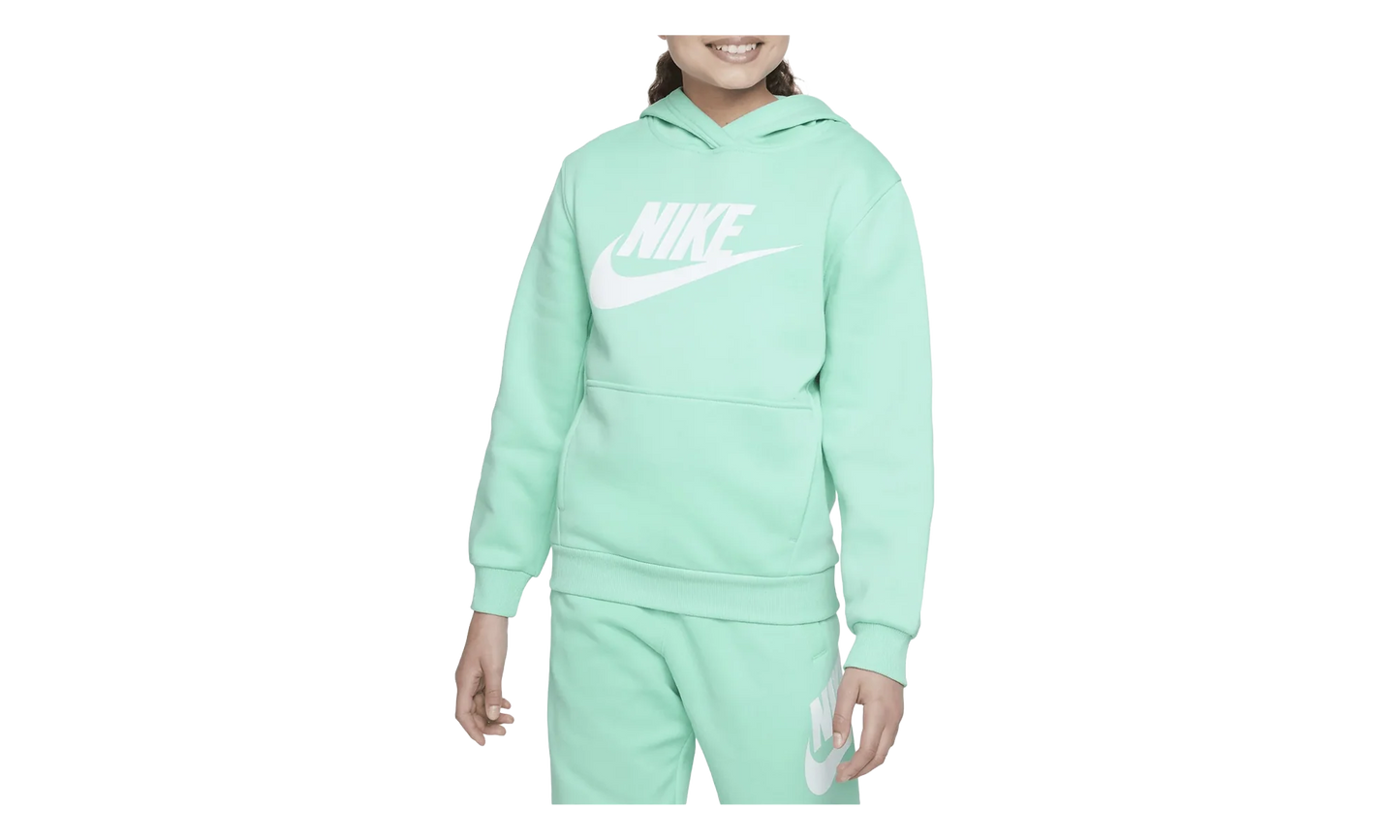 Sportswear Club Fleece Hoodie GS "Emerald Rise / White" FD2988 349