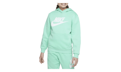 Sportswear Club Fleece Hoodie GS "Emerald Rise / White" FD2988 349