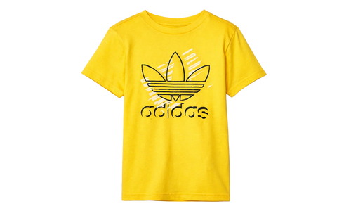 Originals Trefoil Art T-Shirt GS "Yellow" DY5856