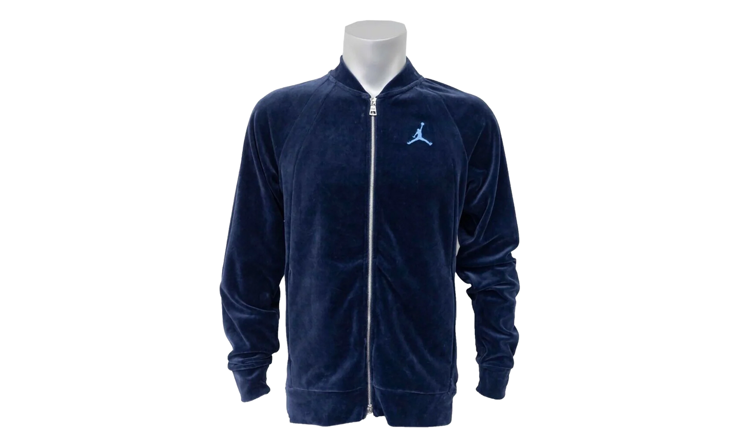 Air Jordan Velour Full Zip Track Jacket "Blue" AH2357 410