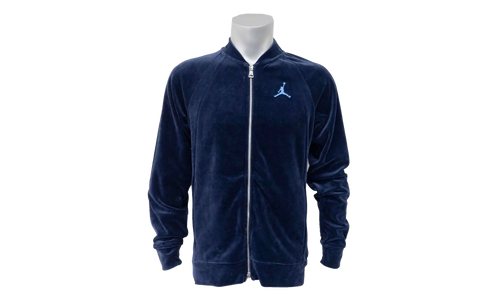 Air Jordan Velour Full Zip Track Jacket "Blue" AH2357 410