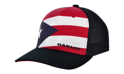 Indy Passport Trucker Hat "Black / Puerto Rico" FOS900914 26U
