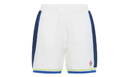 Crochet Shorts "White / Blue" MSS26KW131101
