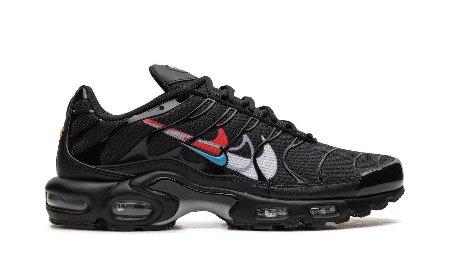Air Max Plus "Multi Swoosh Black Bright Crimson" FJ4224 001