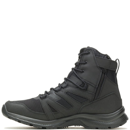 Bates Rallyforce Tall Zip E04170 Mens Black Leather Lace Up Tactical Boots