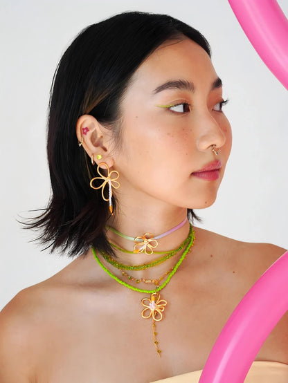 Big Blossom Lightweight Earrings - Work Piece