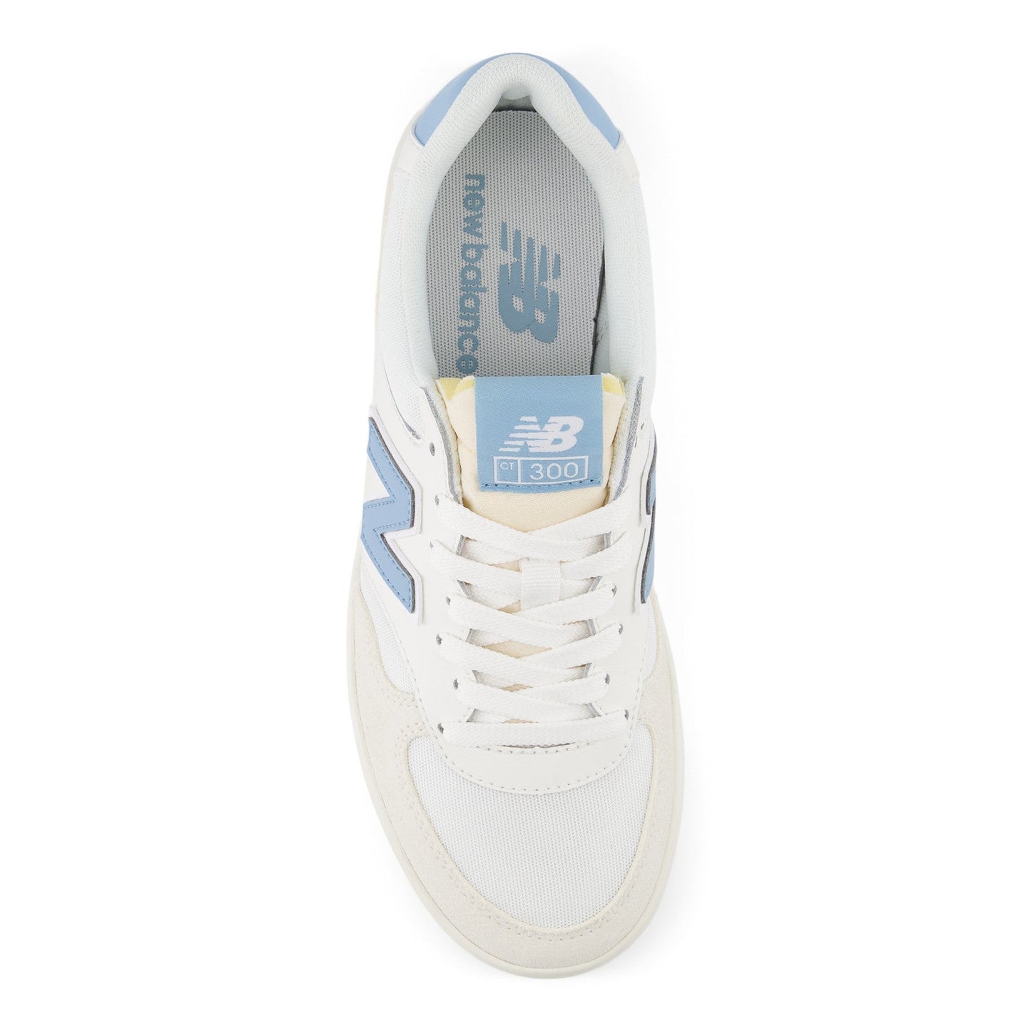 Unisex 300 Court in Sea Salt with Chrome Blue and White