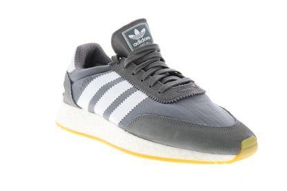 I-5923 D97345 Mens Gray Canvas Lace Up Lifestyle Sneakers Shoes