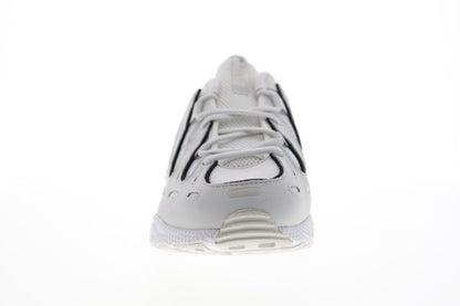 EQT Gazelle EE7744 Mens White Mesh Mid Top Lace Up Athletic Running Shoes
