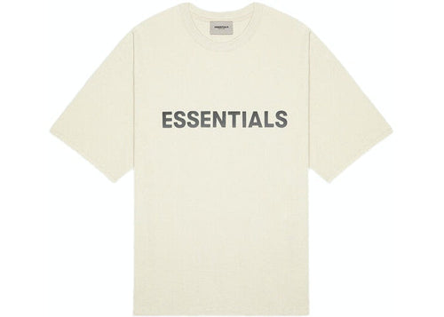 3D Silicon Applique Boxy T Shirt Buttercream