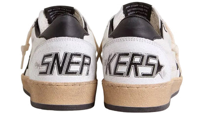Golden Goose Ball Star Nappa White Black