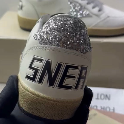 Ball Star White Silver Glitter (Women's)