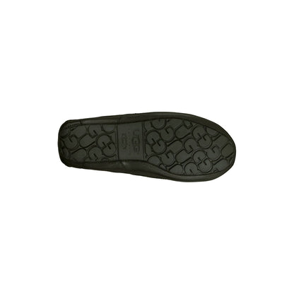 Men's Ascot Leather Slipper in Black