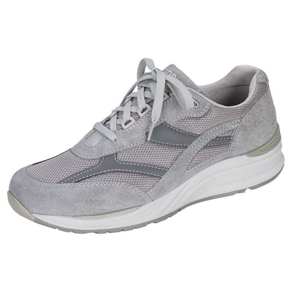Men's Journey Mesh Lace Up Sneaker in Gray