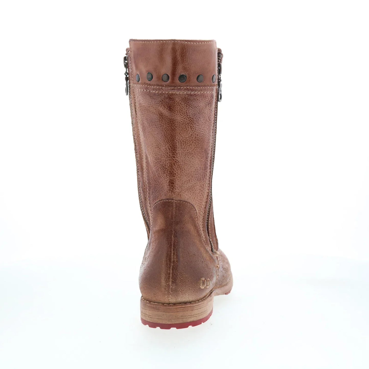 Bed Stu Venmont F301002 Womens Brown Leather Zipper Western Boots