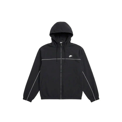 Club Hooded Jacket 'Black / White