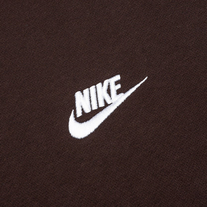 Sportswear Club Fleece Crew - Brown Basalt/White