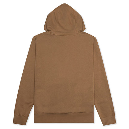 Sportswear Club Fleece Pullover Hoodie - Dark Driftwood/White
