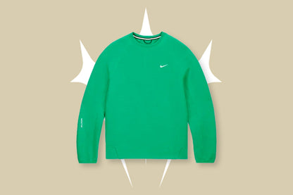 NOCTA Tech Fleece Crew - Stadium Green/Sail