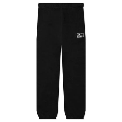 Washed Fleece Pant - Black/Sail