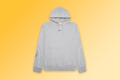 NOCTA Fleece CS Hoodie - Heather Grey/Matte Silver/Black